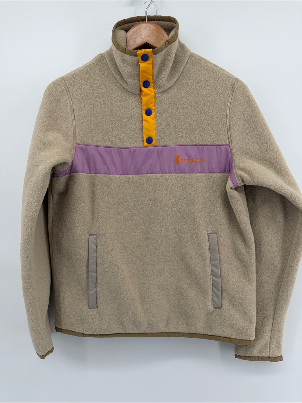 Cotopaxi Teca Fleece Pullover in Sugar Cookie XS A17 - Picture 2 of 7